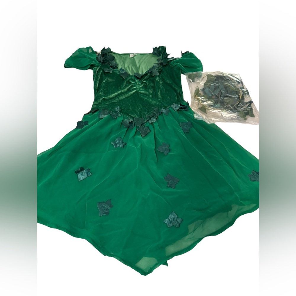 Spirit Halloween Poison Ivy Short Dress Costume DC Villains (Adult Small 4-6) - Picture 4 of 13